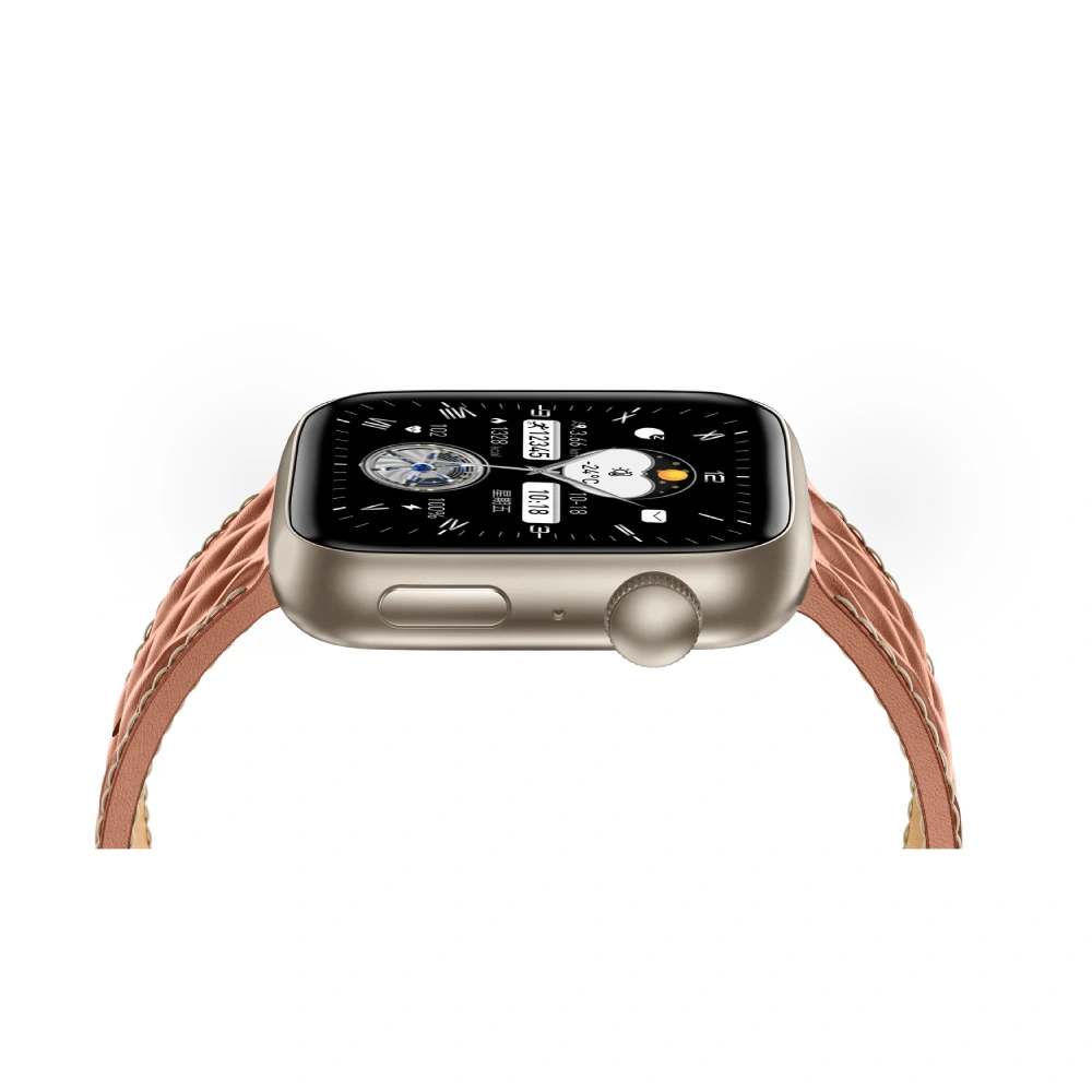 Urban Smart Watch 1.9" Built-in AI Voice Assistance with BT Calling Regal Brown view 4